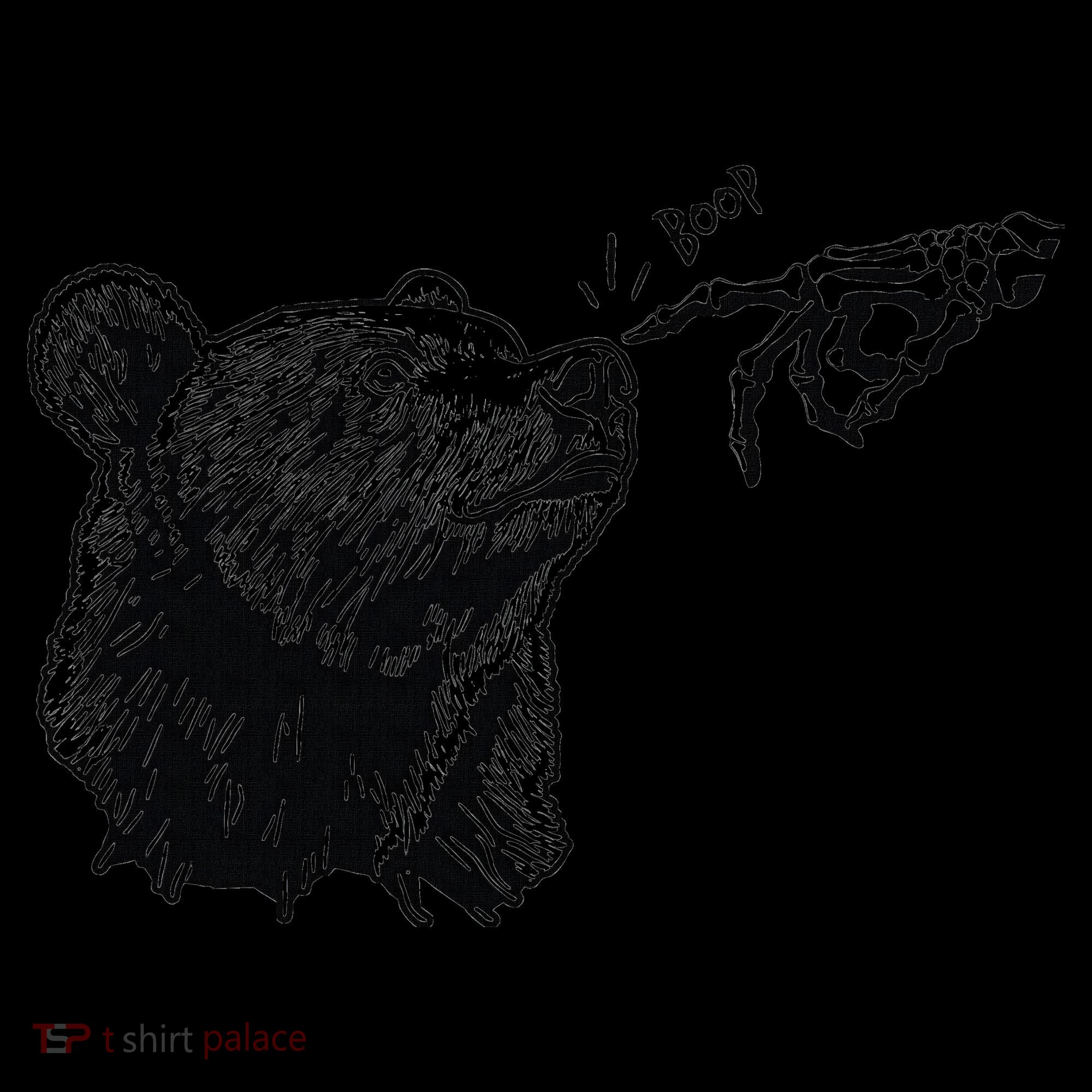Boop The Bear Meme Black Grizzly Coffee Mug