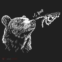 Boop The Bear Meme Black Grizzly Beanie thumb 2