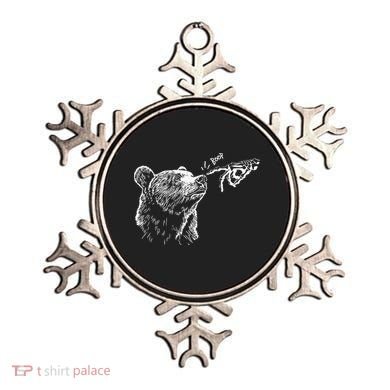 Boop The Bear Meme Black Grizzly Ornament