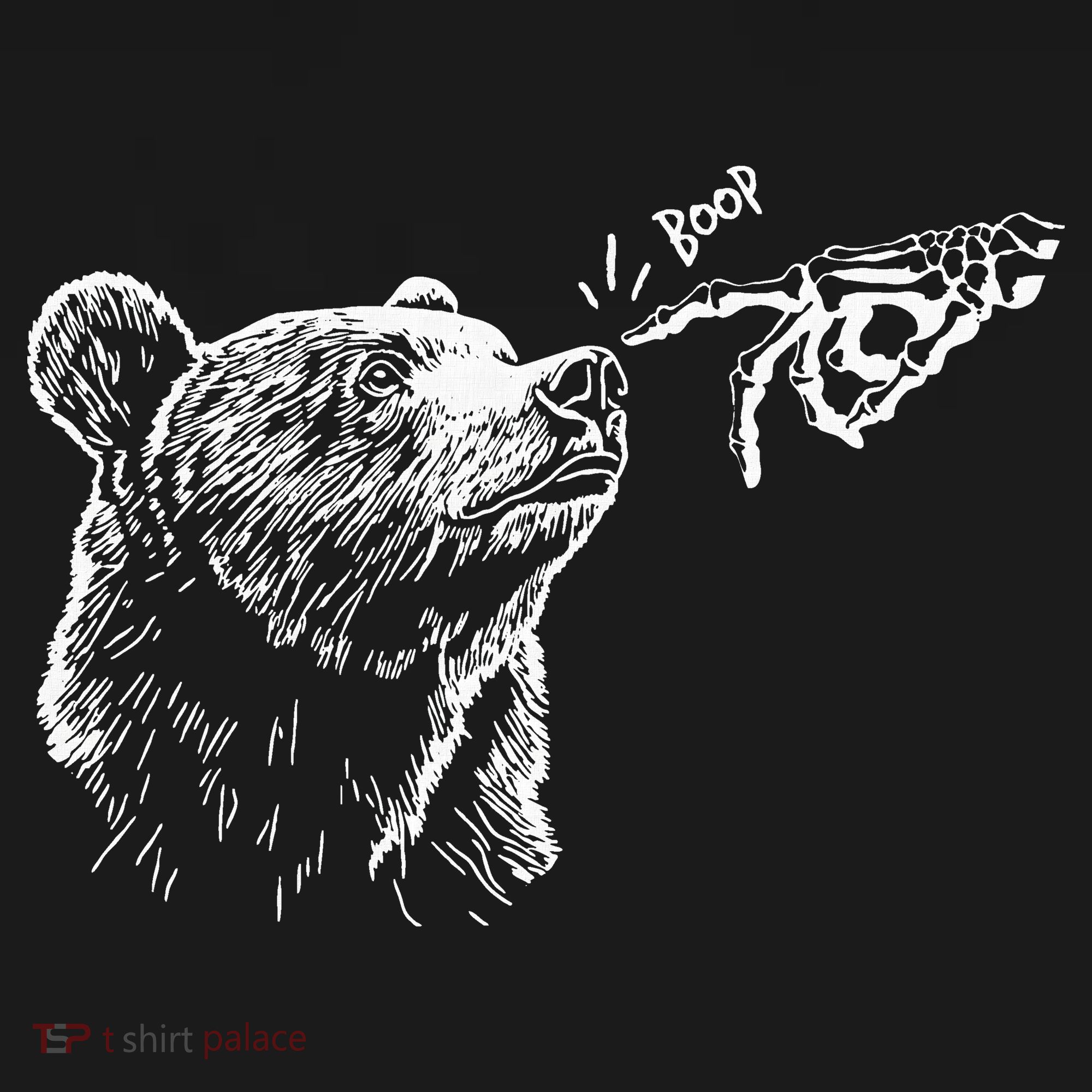 Boop The Bear Meme Black Grizzly Ornament