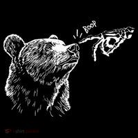 Boop The Bear Meme Black Grizzly Baby Bodysuit thumb 2