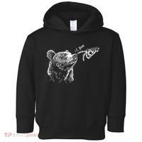 Boop The Bear Meme Black Grizzly Toddler Hoodie thumb 0