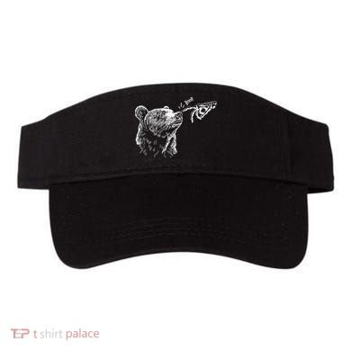 Boop The Bear Meme Black Grizzly Visor