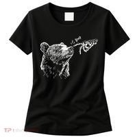 Boop The Bear Meme Black Grizzly Women's T-Shirt thumb 0