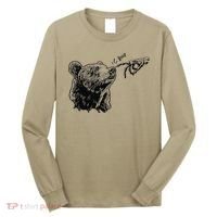 Boop The Bear Meme Black Grizzly Long Sleeve Shirt thumb 0