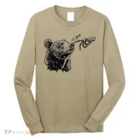 Boop The Bear Meme Black Grizzly Long Sleeve Shirt thumb 0