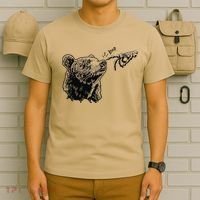 Boop The Bear Meme Black Grizzly T-Shirt thumb 6