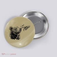 Boop The Bear Meme Black Grizzly Button thumb 0
