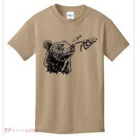 Boop The Bear Meme Black Grizzly Kids T-Shirt thumb 0