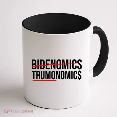 Bidenomics Trumonomics Coffee Mug back