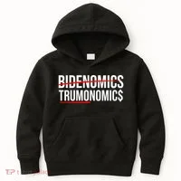 Bidenomics Trumonomics Kids Hoodie thumb 0