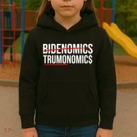 Bidenomics Trumonomics Kids Hoodie thumb 3