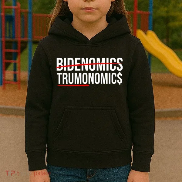 Bidenomics Trumonomics Kids Hoodie