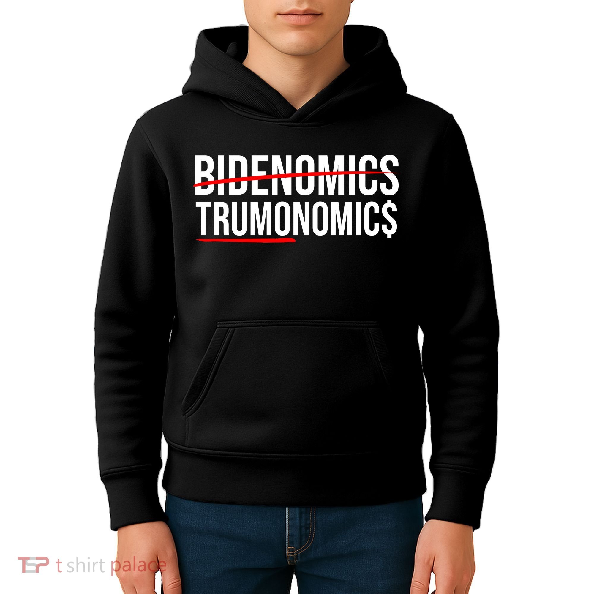 Bidenomics Trumonomics Kids Hoodie