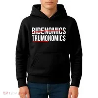 Bidenomics Trumonomics Kids Hoodie thumb 4