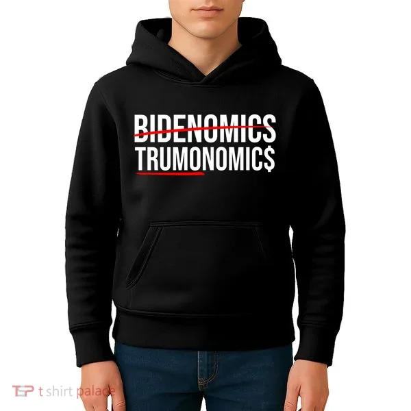 Bidenomics Trumonomics Kids Hoodie