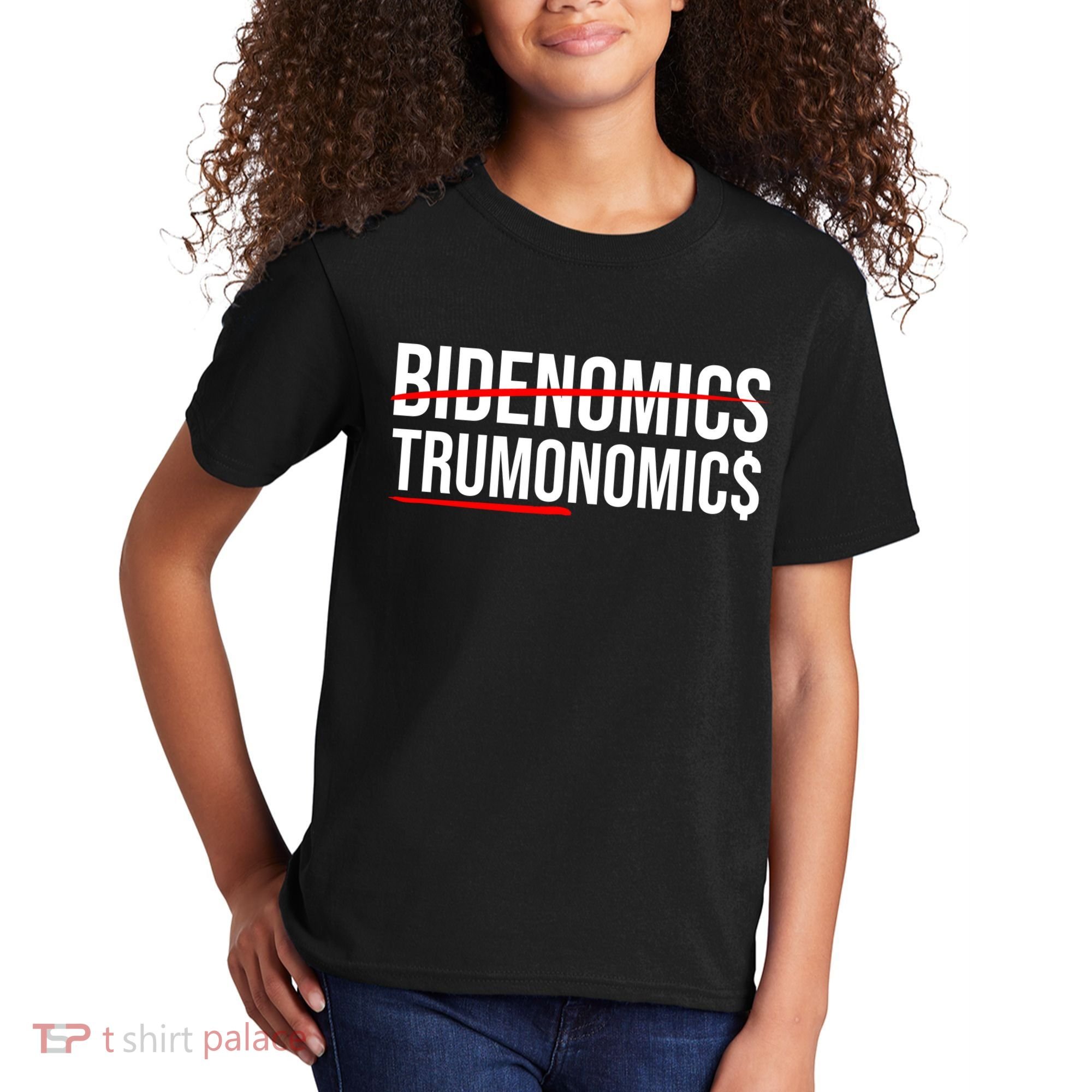 Bidenomics Trumonomics Kids T-Shirt