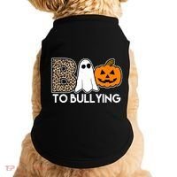Boo To Bullying Awareness Halloween Doggie Tank thumb 0