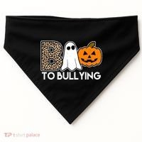Boo To Bullying Awareness Halloween USA-Made Doggie Bandana thumb 0