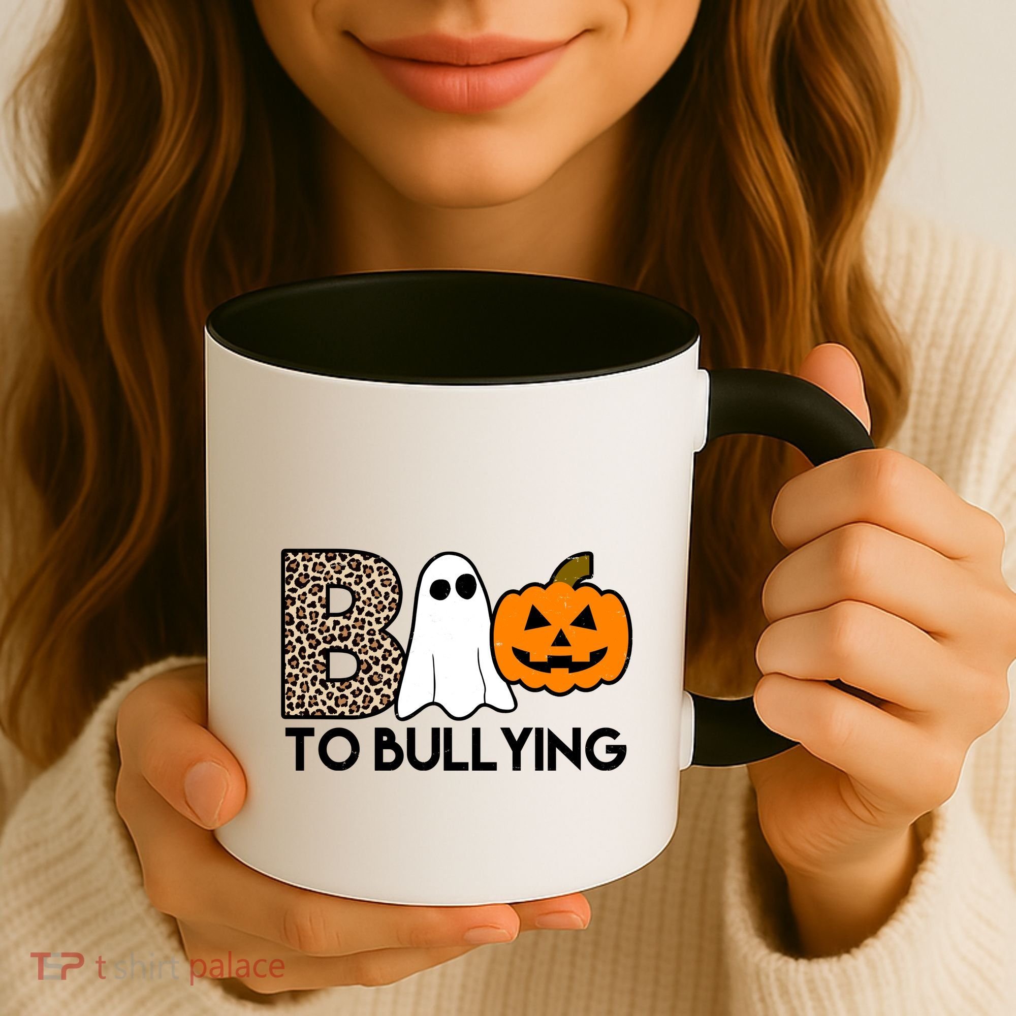 Boo To Bullying Awareness Halloween Coffee Mug