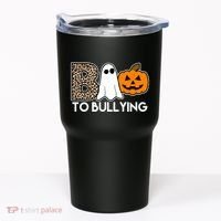 Boo To Bullying Awareness Halloween Tumbler thumb 0