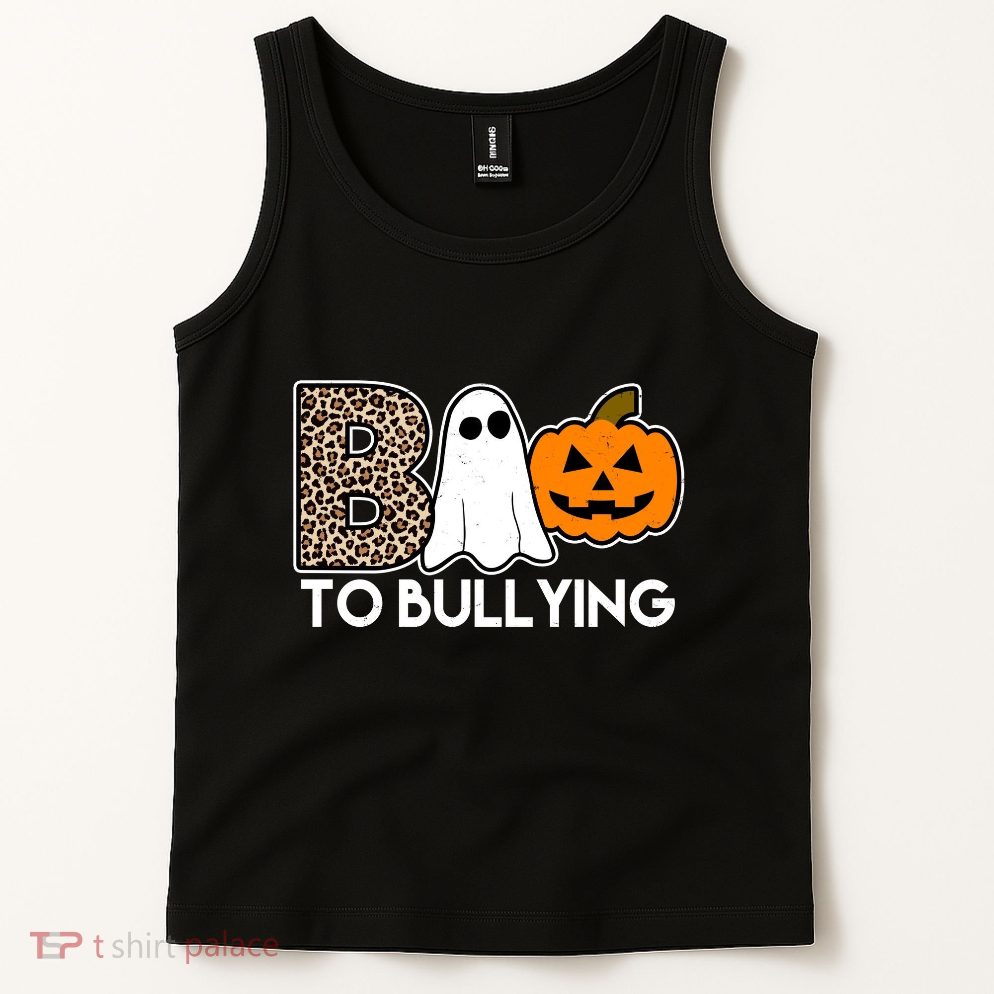 Boo To Bullying Awareness Halloween Tank Top