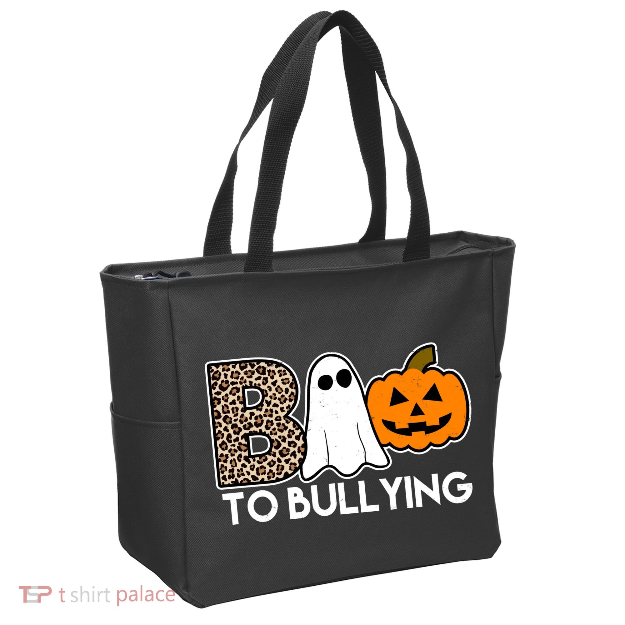 Boo To Bullying Awareness Halloween Tote Bag
