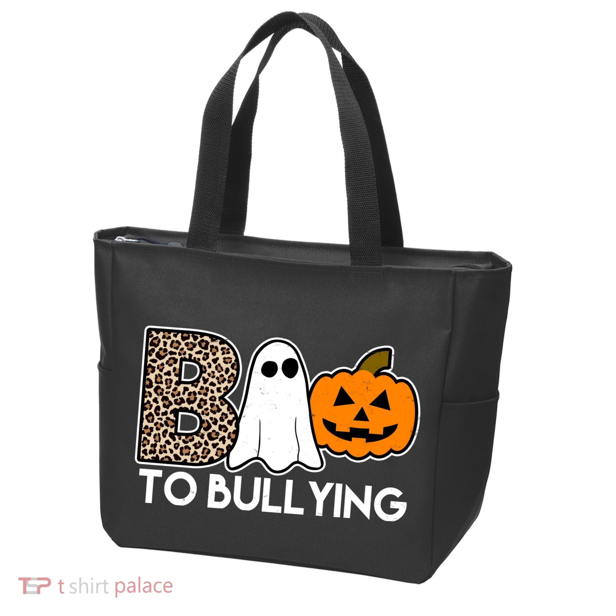 Boo To Bullying Awareness Halloween Tote Bag