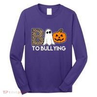 Boo To Bullying Awareness Halloween Long Sleeve Shirt thumb 0