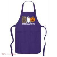 Boo To Bullying Awareness Halloween Apron thumb 0