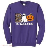 Boo To Bullying Awareness Halloween Sweatshirt thumb 0