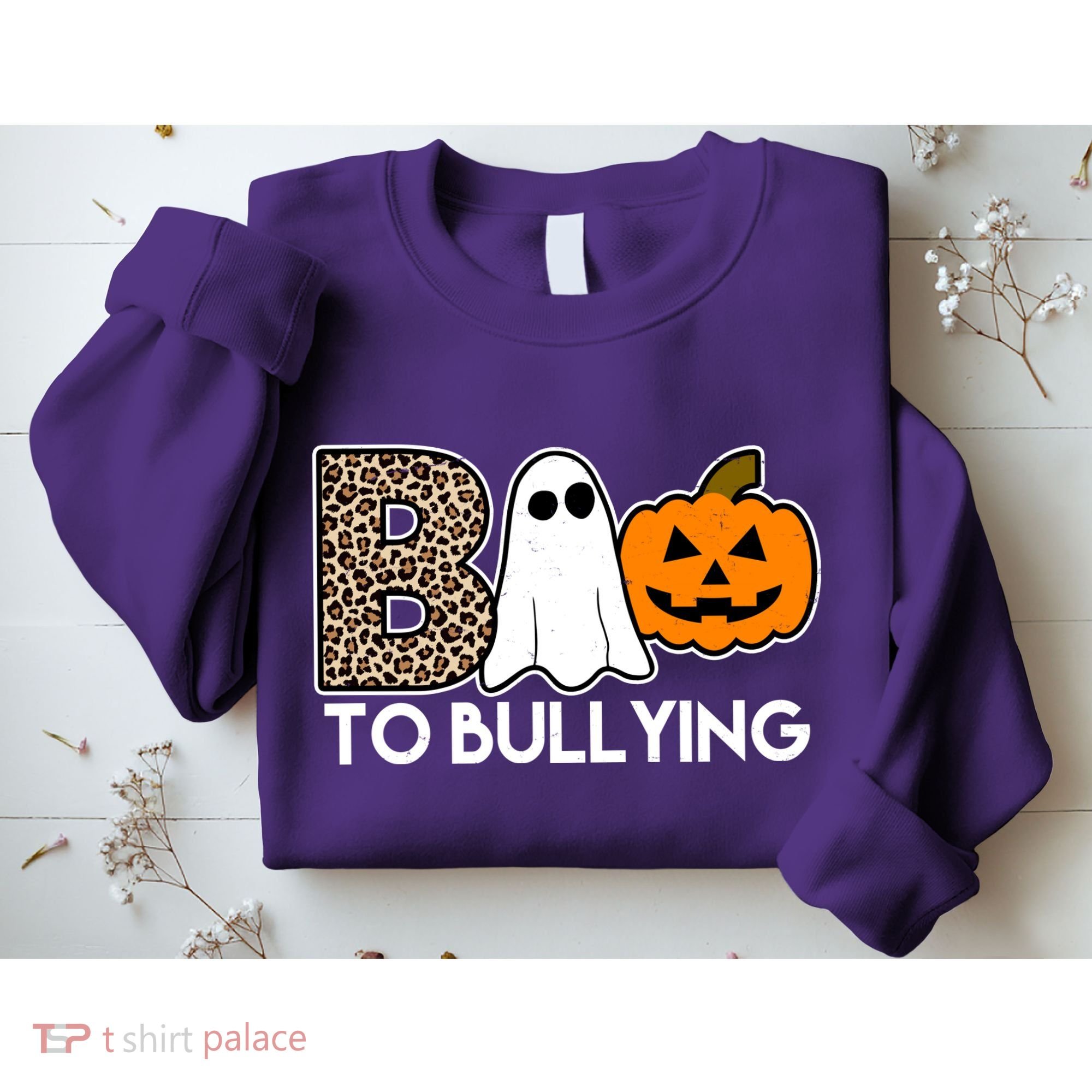 Boo To Bullying Awareness Halloween Sweatshirt