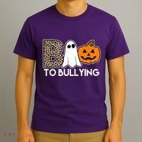 Boo To Bullying Awareness Halloween T-Shirt thumb 3