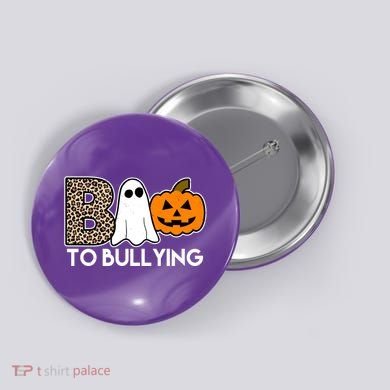 Boo To Bullying Awareness Halloween Button