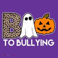 Boo To Bullying Awareness Halloween Mousepad thumb 1