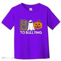 Boo To Bullying Awareness Halloween Toddler T-Shirt thumb 0