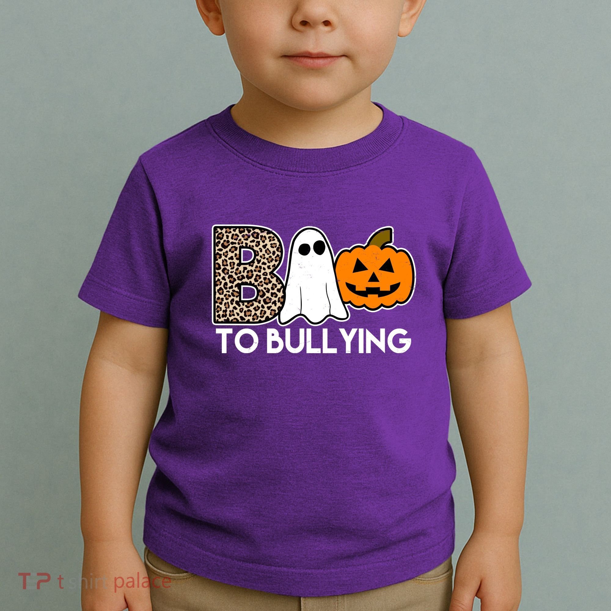 Boo To Bullying Awareness Halloween Toddler T-Shirt