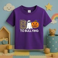 Boo To Bullying Awareness Halloween Toddler T-Shirt thumb 3