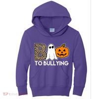 Boo To Bullying Awareness Halloween Kids Hoodie thumb 0