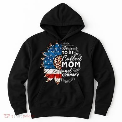 Blessed To Be Called Mom And Grammy Sunflower Hoodie