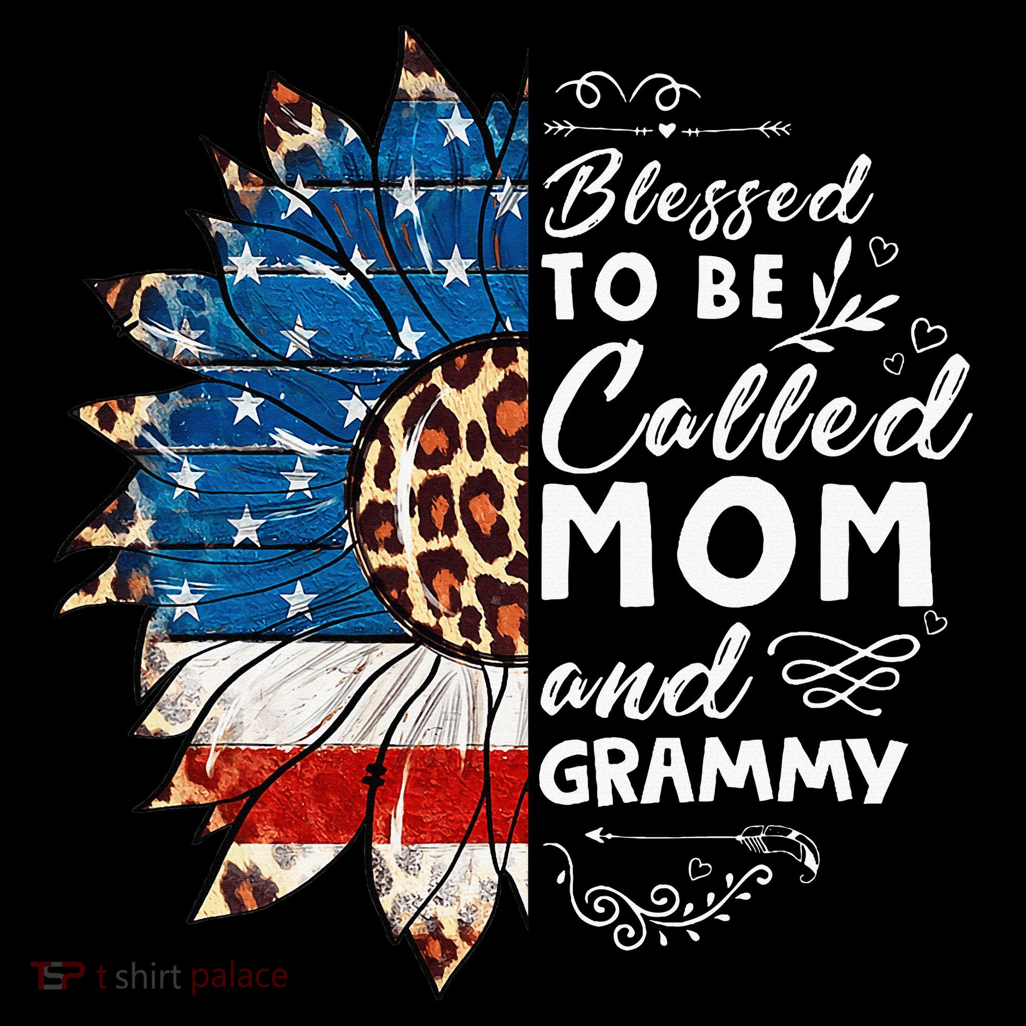 Blessed To Be Called Mom And Grammy Sunflower Hoodie