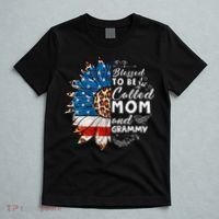 Blessed To Be Called Mom And Grammy Sunflower T-Shirt thumb 5