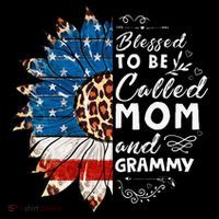 Blessed To Be Called Mom And Grammy Sunflower Pajama Set thumb 2