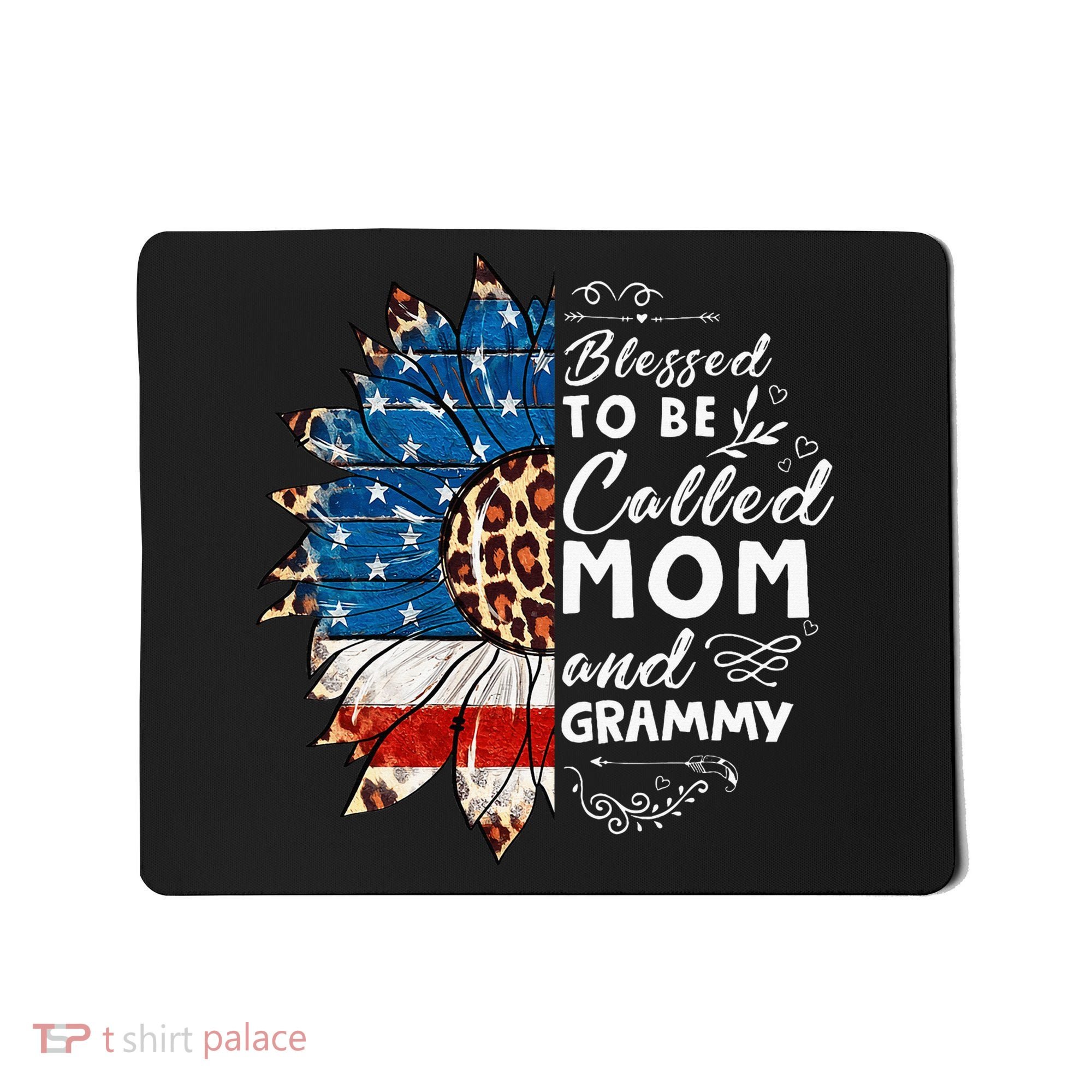 Blessed To Be Called Mom And Grammy Sunflower Mousepad