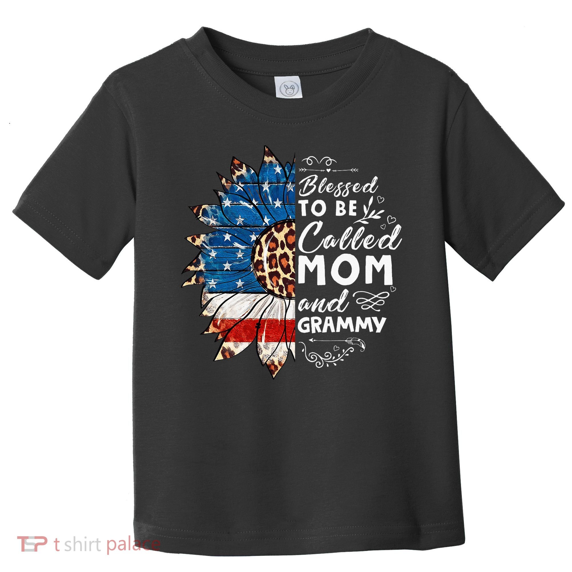 Blessed To Be Called Mom And Grammy Sunflower Toddler T-Shirt