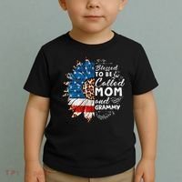 Blessed To Be Called Mom And Grammy Sunflower Toddler T-Shirt thumb 2
