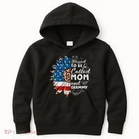 Blessed To Be Called Mom And Grammy Sunflower Kids Hoodie thumb 0
