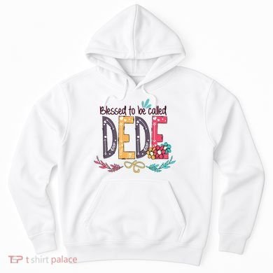 Blessed To Be Called Dede Colorful Grandma Hoodie