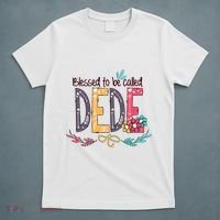 Blessed To Be Called Dede Colorful Grandma T-Shirt thumb 5