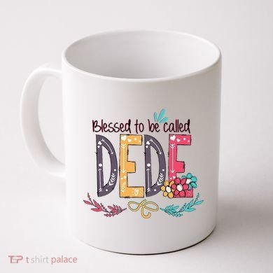 Blessed To Be Called Dede Colorful Grandma Coffee Mug